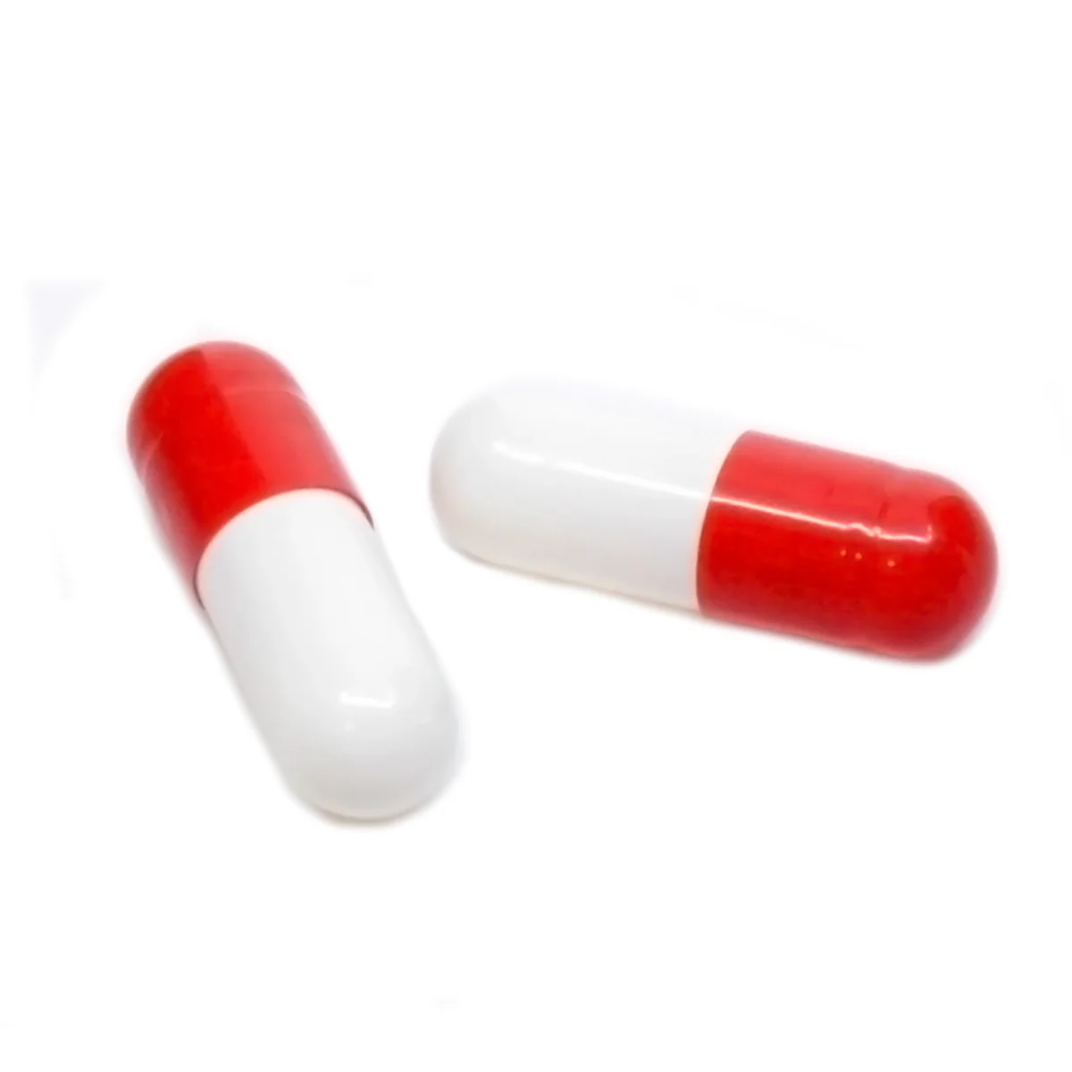 Gelatin Capsules, Size #0 (Red/White) - Image 3